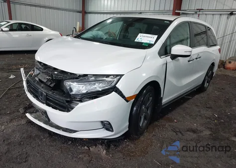 2022 Honda Odyssey Ex from USA, damaged, VIN 5FNRL6H51NB033227